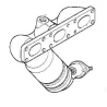KF-68909 Catalyseur BMW